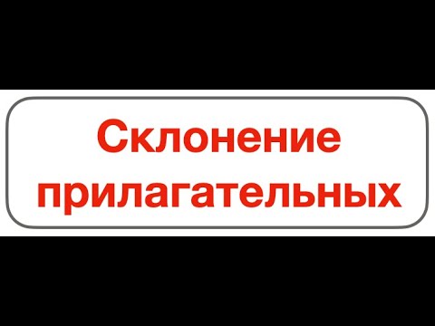 Видео: Сколнение прилагательных в немецком