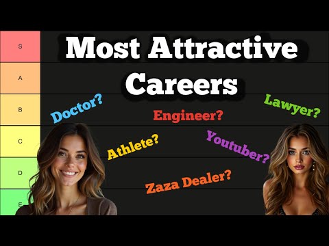 Видео: Карьеры по степени привлекательности для женщин (TIER LIST)