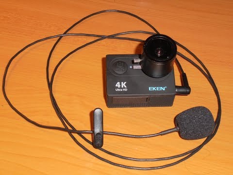 Видео: DIY | EKEN H9 – замена объектива, микрофона, Wi-Fi антенны и подключение внешнего микрофона.