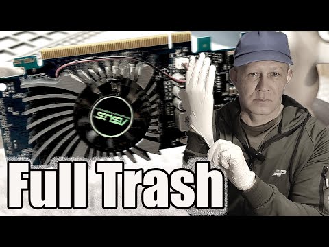 Видео: Гэта поўны трэш! Відэакартка Asus GT610 і сталовы воцат