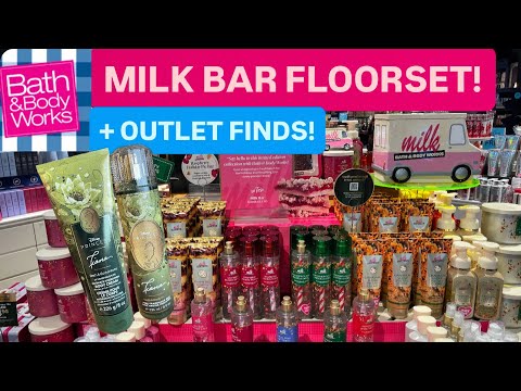 Видео: *НОВИНКА* Bath & Body Works X MILK BAR: напольный набор + находки для аутлета! Обзор магазина