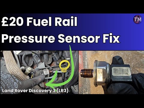 Видео: Land Rover Discovery 3 (LR3) — замена датчика давления в топливной рампе | Исправление производит...