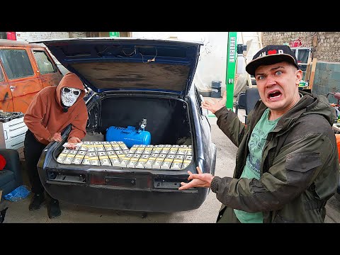 Видео: Открыли багажник автомобиля с аукциона, а там...