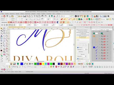 Видео: Отрисовка контура лица в  Wilcom e4.2 / Face Outline Digitizing in Wilcom e4.2