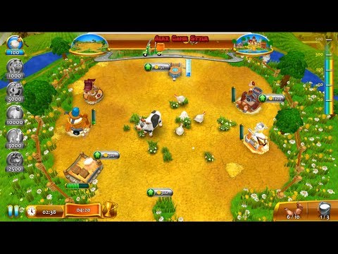 Видео: Farm Frenzy 4 (I'm Level 3) only GOLD Walkthrough Gameplay Веселая ферма 4 (Я Уровень 3) Золото
