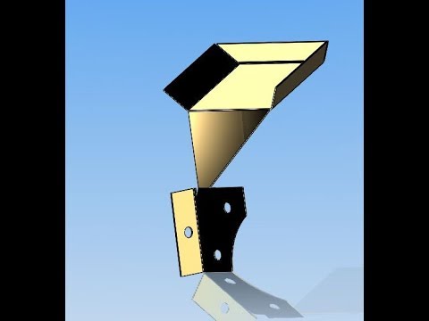 Видео: 65 Урок Solidworks как сгибать листовой метал по развертке