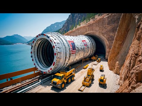 Видео: Секретная машина Америки! Они бурят гору за один день!