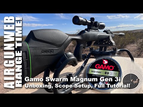Видео: Gamo Swarm Magnum Gen 3i — распаковка, установка прицела, прицеливание, правильная техника — ГОТОВО!
