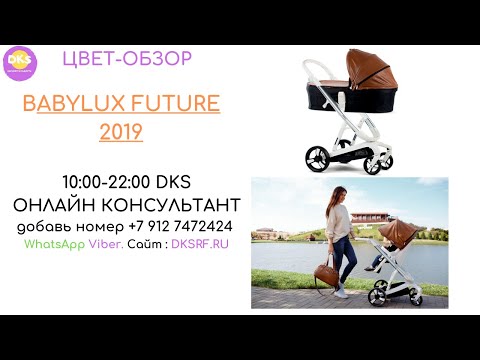 Видео: Коляска Babylux Future 2019. Как вам цвет? Dksrf