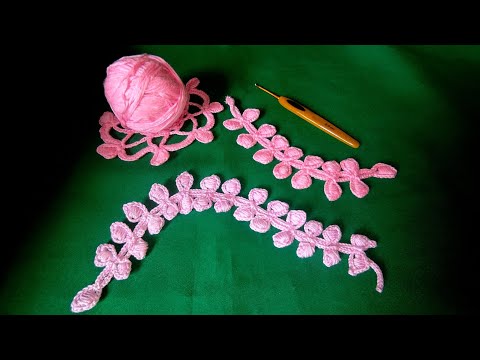 Видео: 🌿 Веточка с ягодками, какой ещё нет в интернете 🌿#crochet  #фриформ 