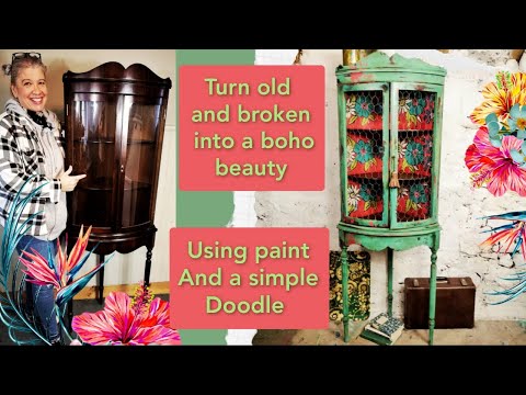 Видео: От хлама к богеме. Мастер-класс по потрясающему богемному апсайклу.