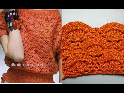 Видео: Стильно Красиво  Узор ракушки