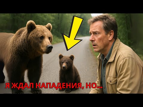 Видео: МЕДВЕДЬ ВЫШЕЛ НА ДОРОГУ... НО НЕ НАПАСТЬ — А ТО, ЧТО ОН ПОКАЗАЛ, СТАЛО САМЫМ ТРОГАТЕЛЬНЫМ МОМЕНТОМ !