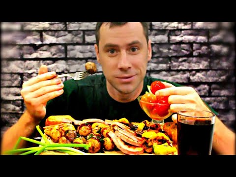 Видео: MUKBANG/МОЛОДАЯ КАРТОШЕЧКА, КОЛБАСА, ОВОЩИ НА ГРИЛЕ / ИГРЫ В КАЛЬМАРА / МУКБАНГ / Mukbang Senya / 먹방
