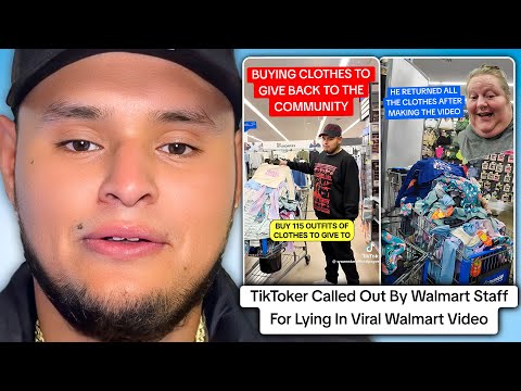 Видео: TikToker подвергся критике после того, как вирусное видео о Walmart вызвало драму