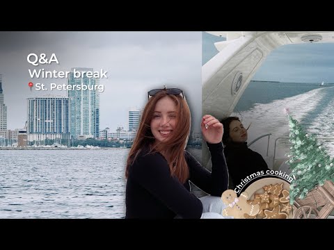 Видео: Q&A🍪вопрос ответ и готовка,Сант Петербург в США, американская школа, о переезде,день на каникулах