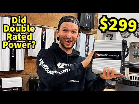 Видео: Усилитель за 299 долларов выдает 7000 Вт?? | Обзор Taramps Big Boss!