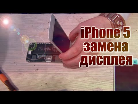 Видео: iPhone 5 замена дисплея, разборка, ремонт!!!