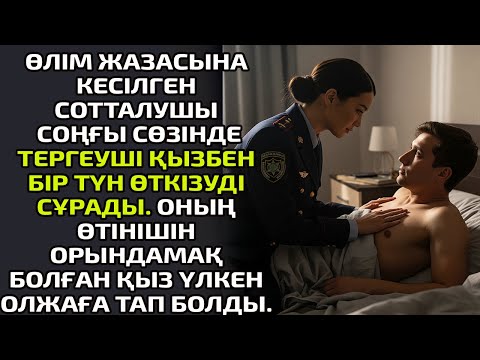 Видео: ӨЛІМ ЖАЗАСЫНА КЕСІЛГЕН СОТТАЛУШЫ СОҢҒЫ СӨЗІНДЕ ТЕРГЕУШІ ҚЫЗБЕН БІР ТҮН ӨТКІЗУДІ СҰРАДЫ. ОНЫҢ ӨТІНІШІ