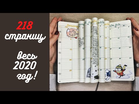 Видео: Все развороты ежедневника с начала 2020 года! Мои ошибки и советы на 2021.