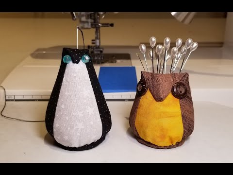 Видео: Игольница «Сова/Пингвин»