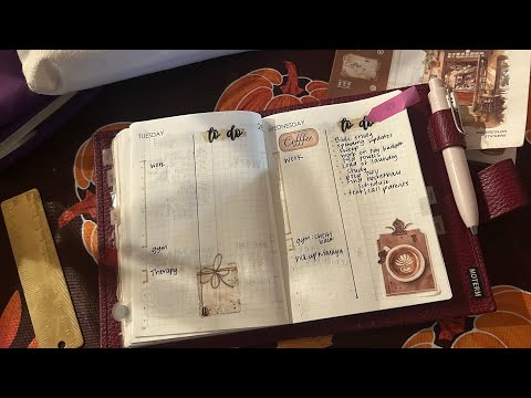 Видео: Ежедневный план вместе со мной в моих планах формата A6 от Just Scribble