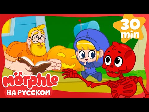 Видео: Морфл и жуткий скелет | Морфл и волшебные | питомцымультики для детей