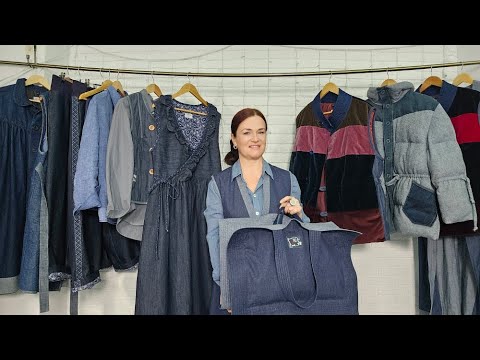 Видео: ОБЗОР МОДЕЛЕЙ ИЗ ДЖИНСОВЫХ ТКАНЕЙ. Новинки, готовимся к выставке.