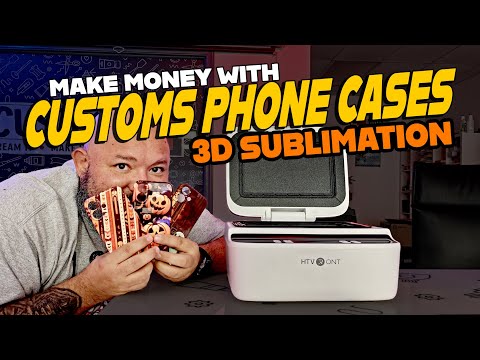 Видео: Термопресс для чехла для телефона HTVRONT H17 – полная сублимация от края до края – реальный спос...