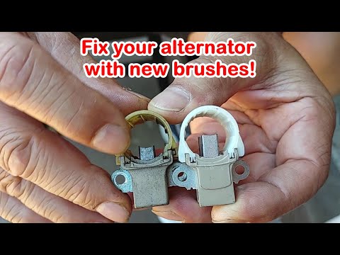 Видео: Генератор сломался? Замените щётки!