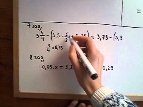 Видео: Действия с рационални числа 2 - mathematica6.org