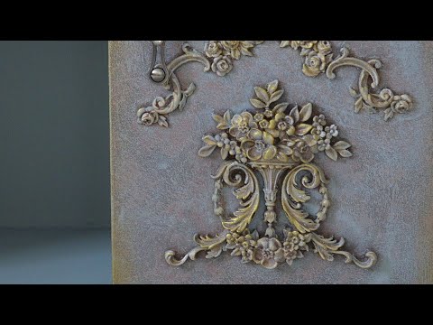 Видео: Редизайн мебели. Увидела шикарный  молд и захотела сделать с ним помпезную мебель.