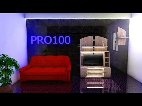 Видео: НЕОНОВЫЙ свет в ПРО100 (Эмиссия) + Рендер KRAY