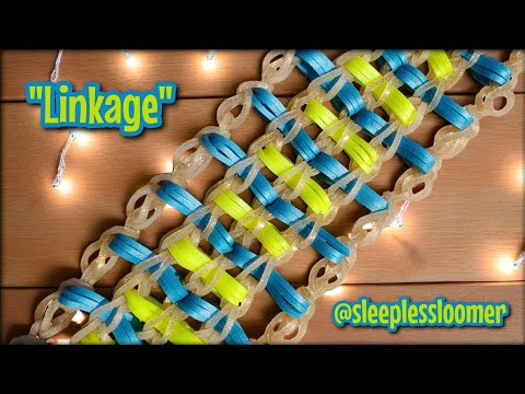 Видео: Мастер-класс по плетению браслета Rainbow Loom "Linkage" (1 станок)