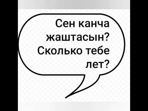 Видео: Диалог.  Орус-кыргыз тилинде. #2