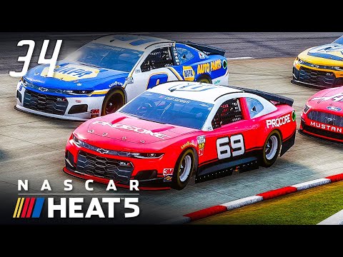 Видео: ВАЖНОЕ ТАКТИЧЕСКОЕ РЕШЕНИЕ ПЕРЕД ФИНАЛОМ - NASCAR Heat 5 #34