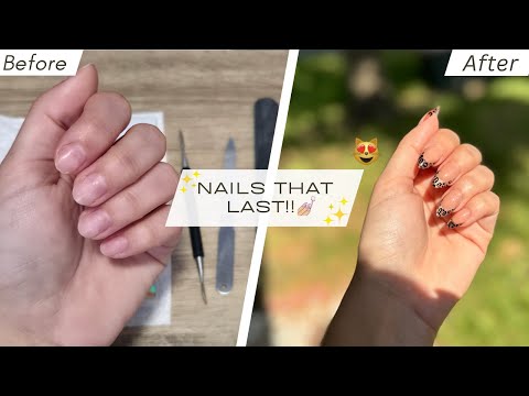 Видео: Как сохранить эффект наращивания на ногтях на 3+ недели! | Акриловые краски для ногтей дома 💅🏻 АС...