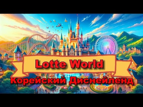 Видео: Lotte World корейский Диснейленд в ноябре и Канатная дорога Luge SkyLine