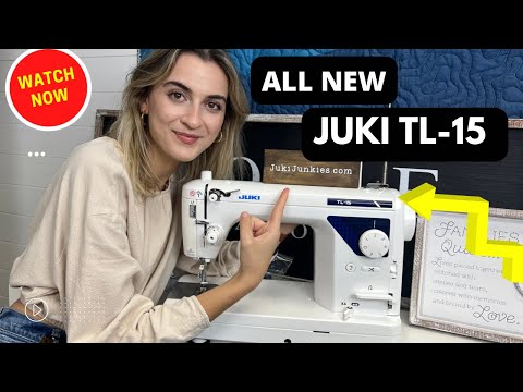 Видео: Представляем новую JUKI TL-15!!! (Аксессуары!!!!)