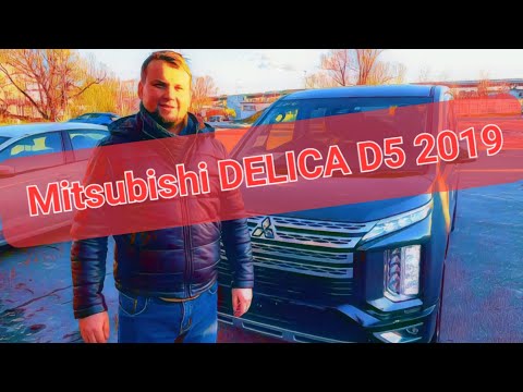 Видео: Mitsubishi Delica D5 2019 дизель 2.3л/Обзор при получении из транспортной компании.