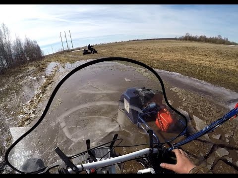 Видео: Летний мотобуксировщик - МИФ или РЕАЛЬНОСТЬ