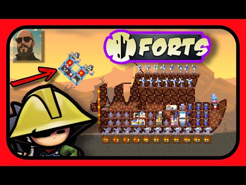 Видео: Forts - Запускаем на врага дроны!!! Классный и интересный мод!!! #forts #фортс #ЛысыйДядь