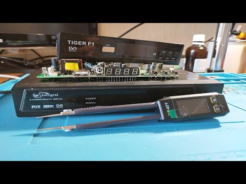 Видео: Ремонт Sat-integral 1228 и Tiger F1 Помощник в ремонтах Fnirsi ST1-полезный измеритель или игрушка?!
