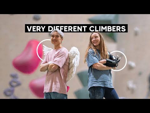Видео: Сравнение ОЧЕНЬ разных стилей скалолазания при участии @Jonathan_sin88