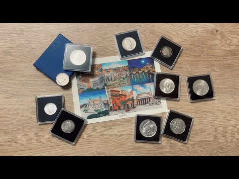 Видео: Подборка серебряных монет Италии 🇮🇹