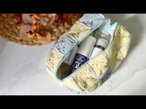 Видео: КАК связать КОСМЕТИЧКУ КРЮЧКОМ. Мастер-класс для начинающих (ЧАСТЬ 1) CROCHET Makeup Bag #crochet