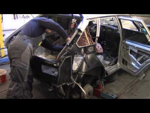 Видео: Кузовной ремонт. ВАЗ 2114, меняем заднее крыло#2. Body repair.