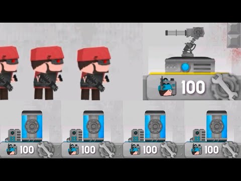 Видео: База четырёх генераторов Clone Armies 2D Games