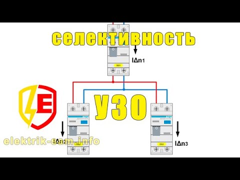 Видео: УЗО - селективность каскадной схемы