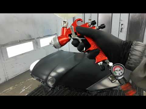 Видео: Покраска капота skoda superB, SAGOLA 3300GTO